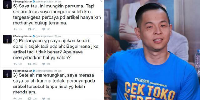 Cuit Zakir Naik pendana ISIS, Ernest 'dicerai' iklan tolak angin