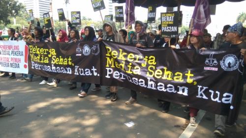 Peringati May Day, AJI Tuntut Jaminan Penuh untuk Pekerja Media