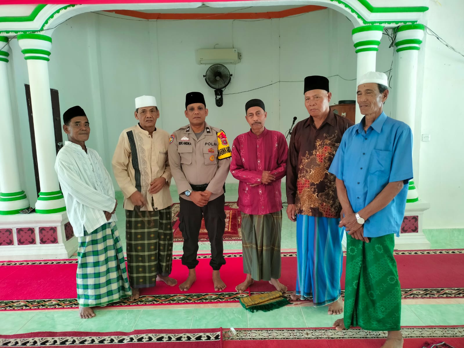 Aipda Ruki Andika Maulana Patroli Subuh dan Sosialisasi Pemilu Damai 2024