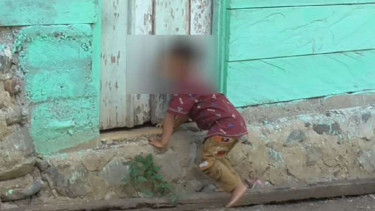 Heboh, Bocah 3 Tahun di Gorontalo Tingkahnya seperti Anjing