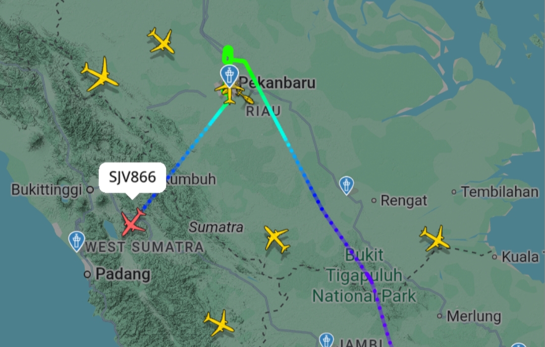 Super Airjet Rute Jakarta-Pekanbaru Dialihkan ke Padang, Ini Penyebabnya
