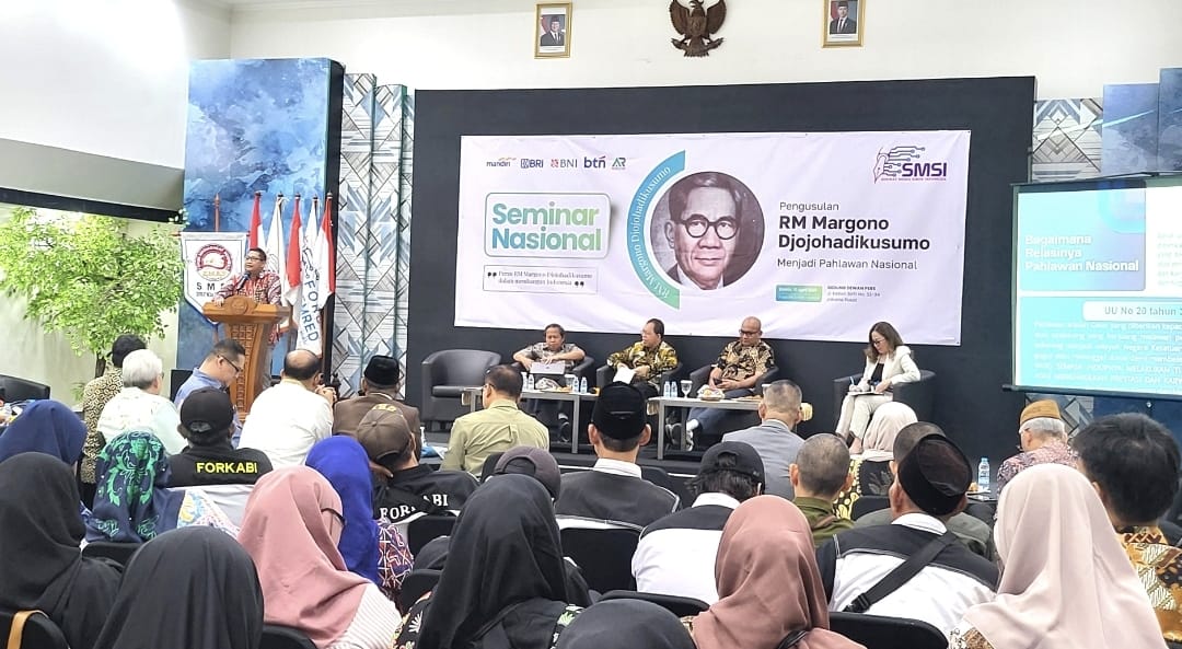 SMSI Gelar Seminar Nasional, Bahas Peran RM Margono Djojohadikusumo dalam Membangun Indonesia