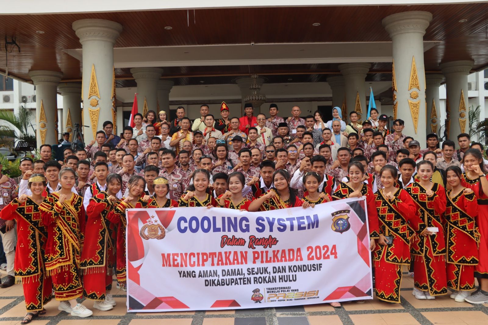 Kapolres Rohul Temui Masyarakat Nias, Ajak Bersama-sama Wujudkan Pilkada Damai 2024