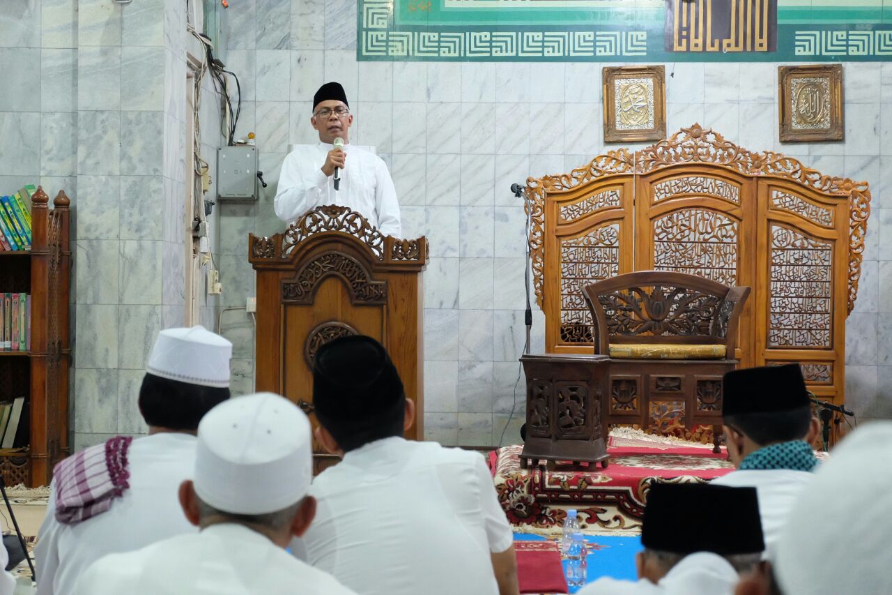 Pjs Bupati Inhil Hadiri Peringatan Nuzul Quran di Masjid Al Huda