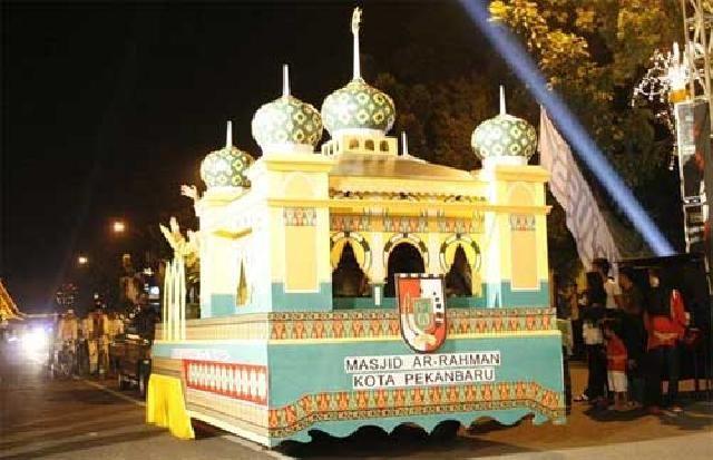 Pawai Takbir Idul Fitri 1438 H di Pekanbaru, Dipusatkan di Jalan Diponegoro