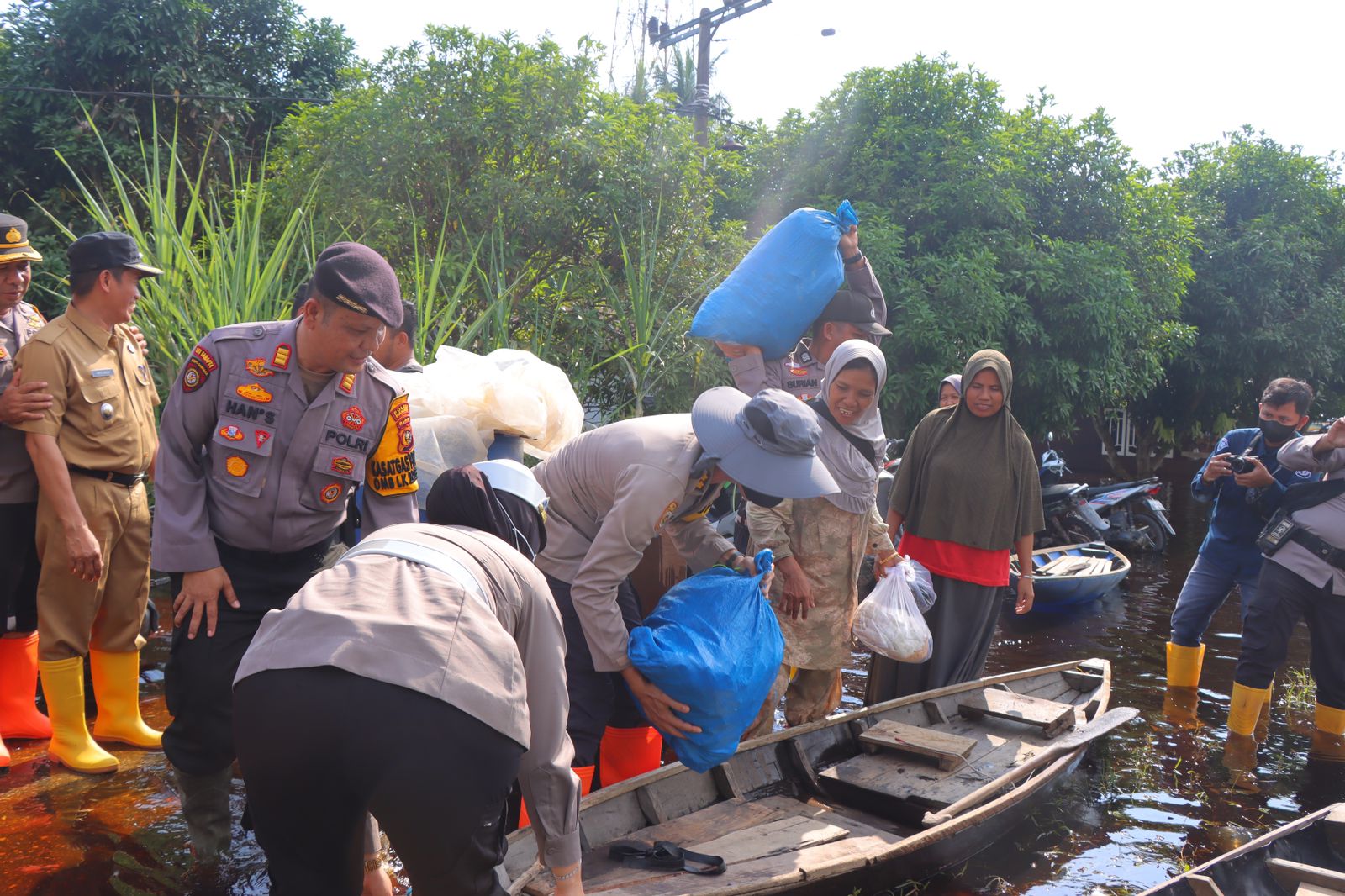 Pemilu Sudah Dekat, Puluhan TPS di Rohil Malah Terendam Banjir