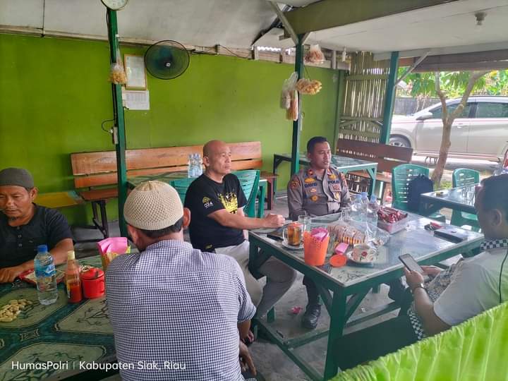 Kapolsek Kandis Gelar Cooling System, Temui Ketua PKDP Kandis untuk Sosialisasi Kamtibmas Pilkada 2024