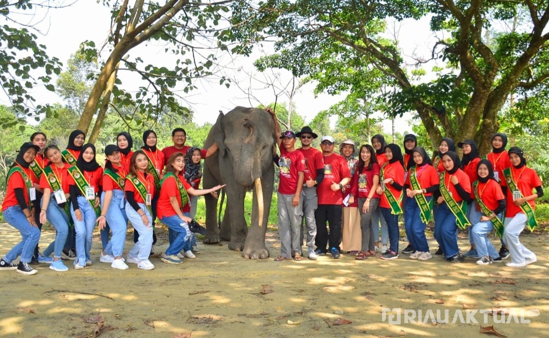 20 Finalis Putri Konservasi Riau 2022 Field Trip ke PLG Minas