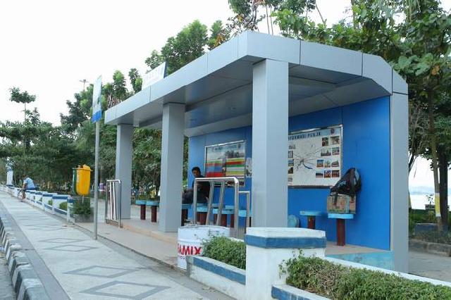 Pelajar SDN 003 Teluk Aur tak Lagi Tunggu Bus di Pinggir Jalan