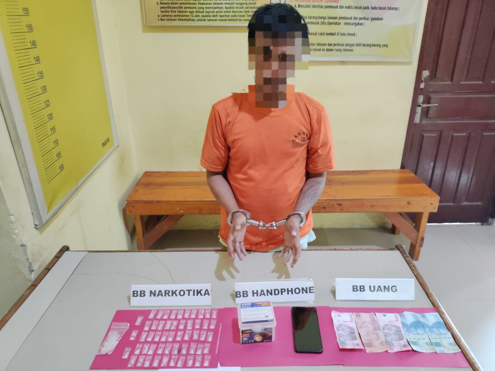 Pengedar Sabu di Kampar Kiri Hilir Ditangkap, Polisi Amankan 7,74 Gram