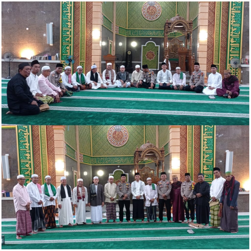 Kapolsek Reteh Ajak Jamaah di Masjid Pulau Kijang Ciptakan Pemilu Damai 2024