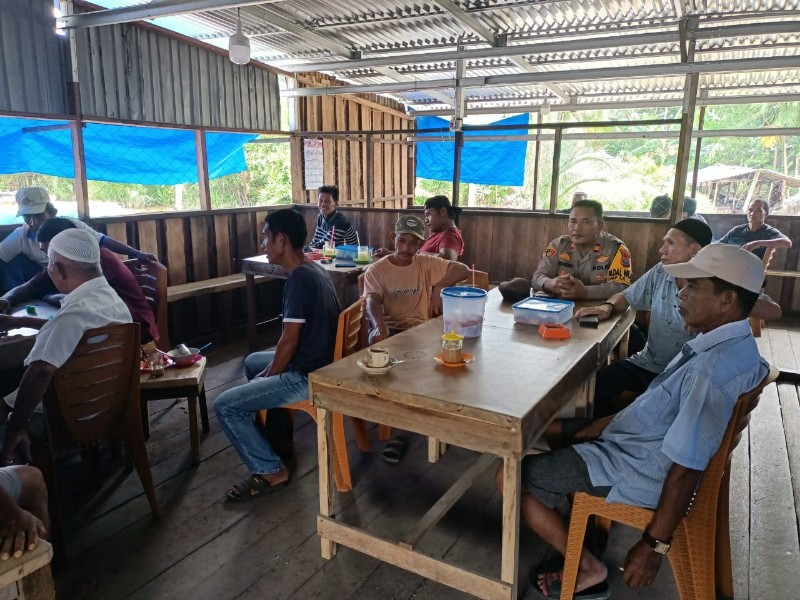 Kapolsek Sungai Batang Ajak Masyarakat Jaga Kerukunan Jelang Pilkada 2024