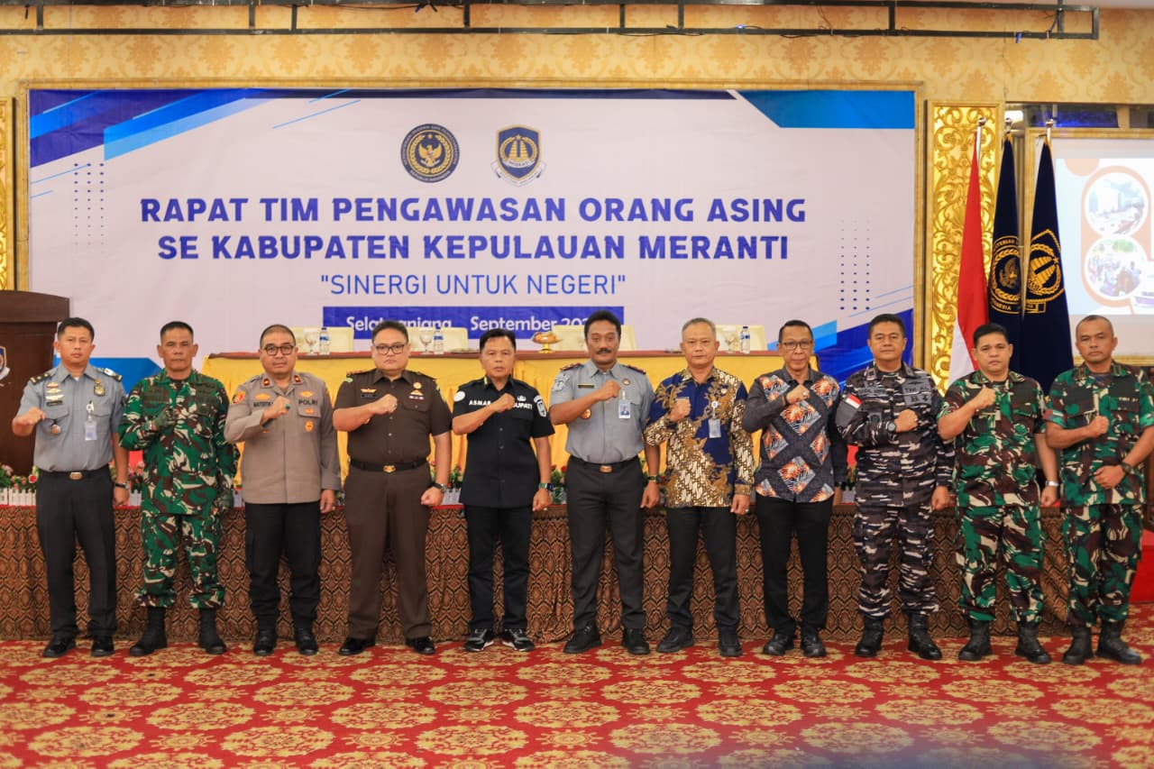 Imigrasi Selatpanjang Gelar Rapat Tim Pora, Bupati Meranti: Sinergi untuk Negeri