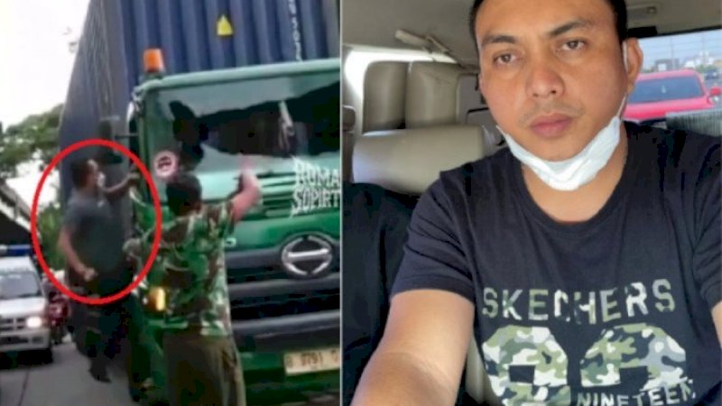 Ini Dia Sosok Pengemudi Pajero yang Viral, Tulang Sopir Truk Retak Setelah Dipukuli