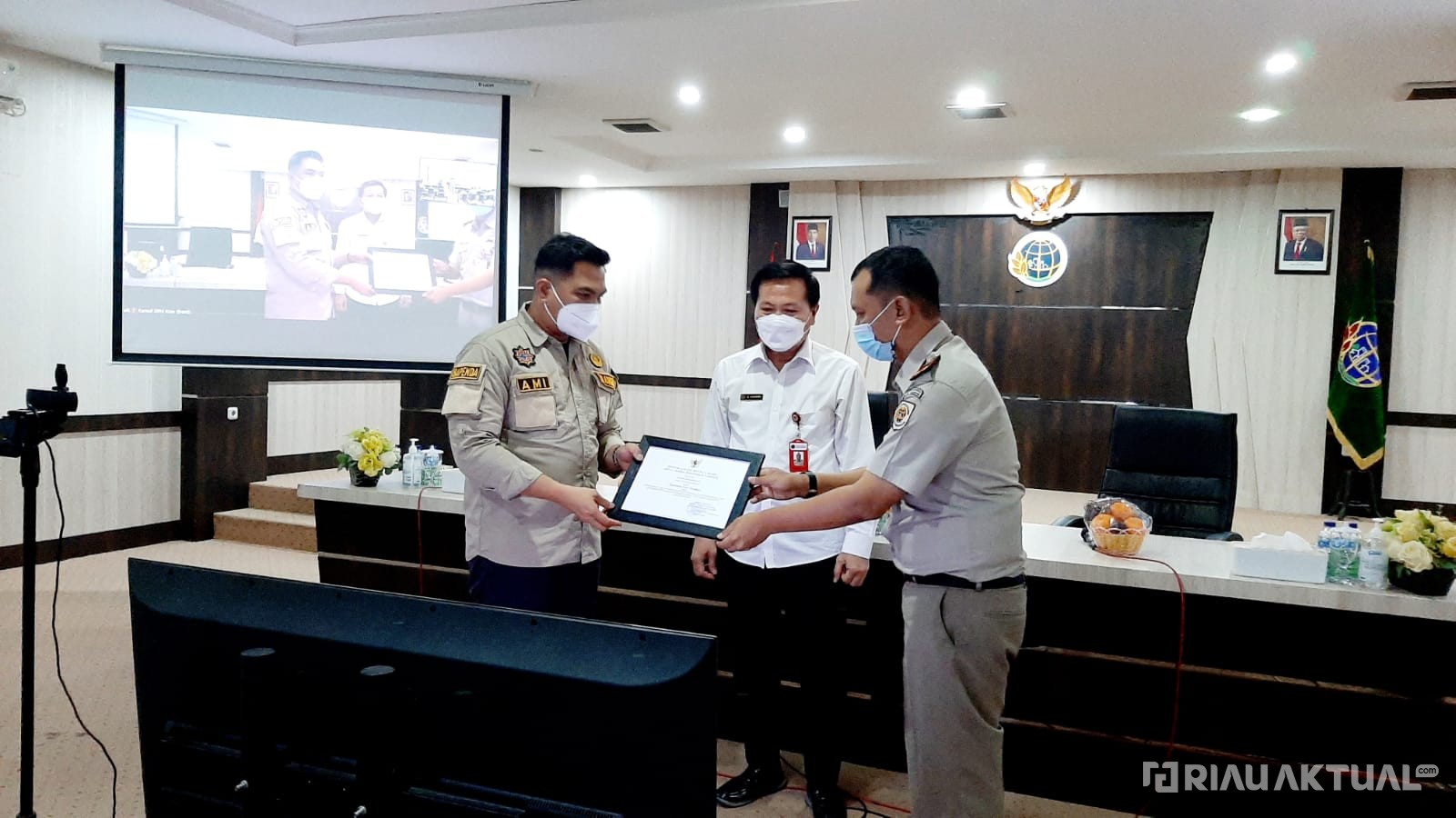 Pemko Pekanbaru Raih Penghargaan Dari Kementerian ATR/BPN