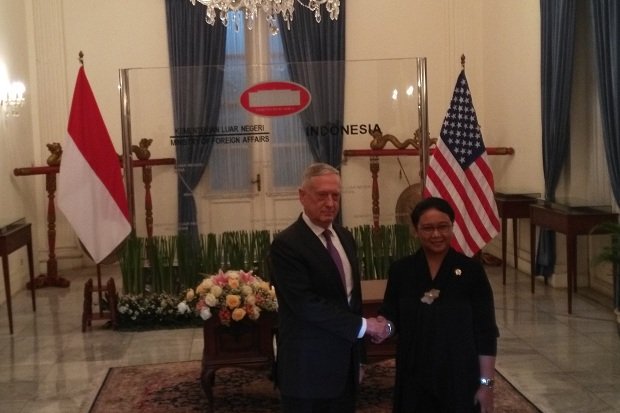 Temui Menhan AS, Menlu Retno Bahas Palestina hingga Afghanistan