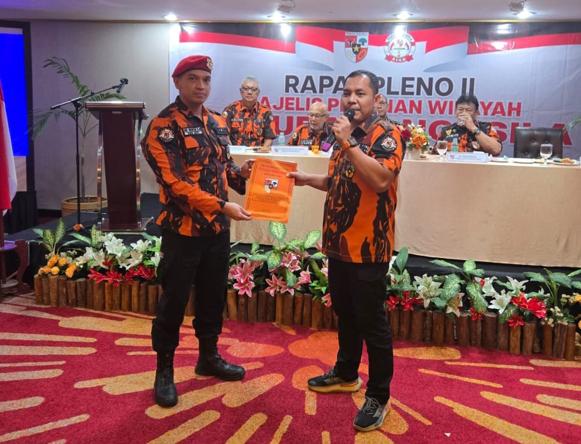 MPW Pemuda Pancasila Riau Gelar Rapat Pleno II dan Serahkan SK KOTI