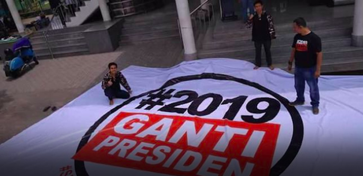 Terus Dihadang, Deklarasi #2019GantiPresiden Pantang Menyerah, di Lampung Pindah Lokasi