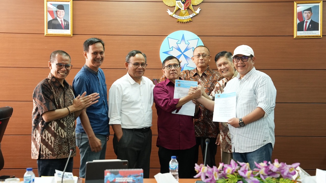 Disaksikan Dewan Pers, PWI Resmi Bentuk Panitia Bersama Kongres Persatuan