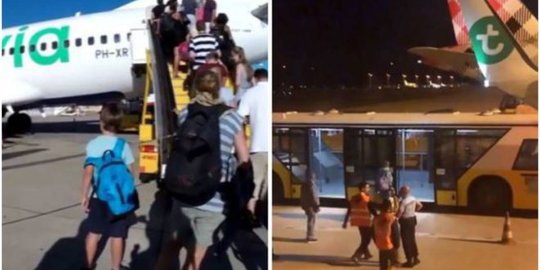 Sebuah Pesawat Mendarat Darurat Dikarenakan Bau Badan Seorang Penumpang