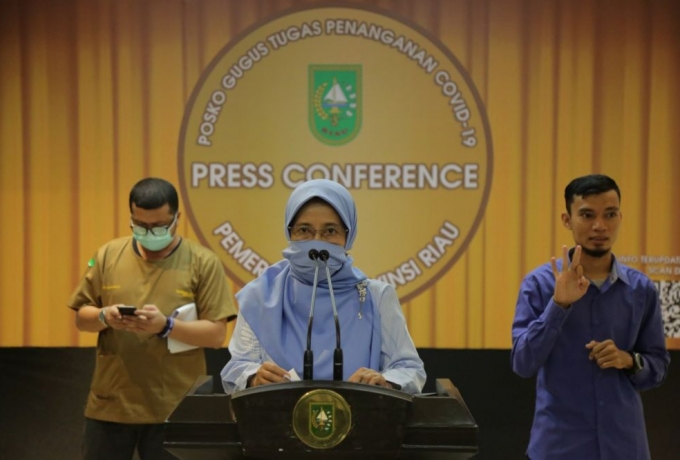 Kesembuhan Pasien Covid-19 di Riau Hari Ini Lebih Tinggi