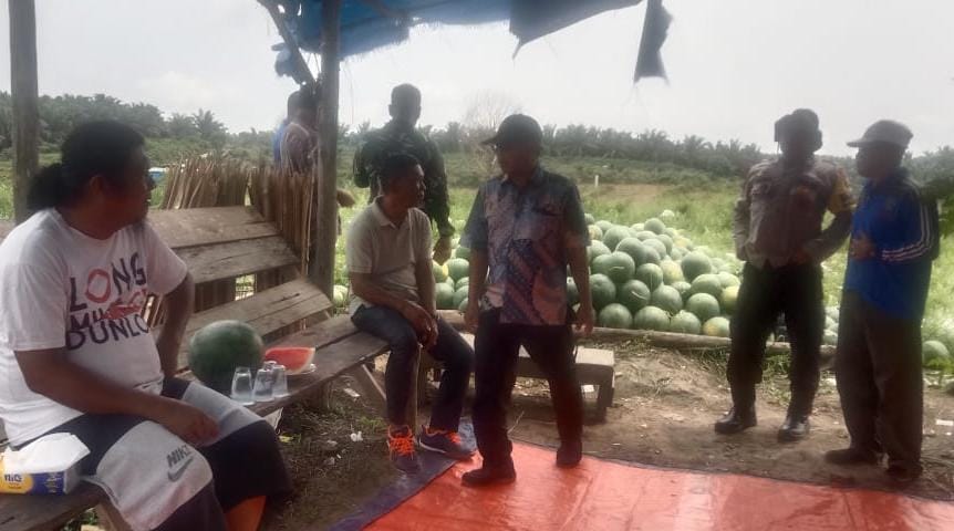 Polsek Koto Gasib Gelar Sambang dan Himbauan Kamtibmas Jelang Pilkada 2024