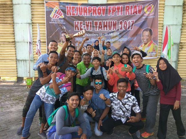 Kejurprov Panjat Tebing Riau, Bengkalis Juara Umum Kelompok Senior