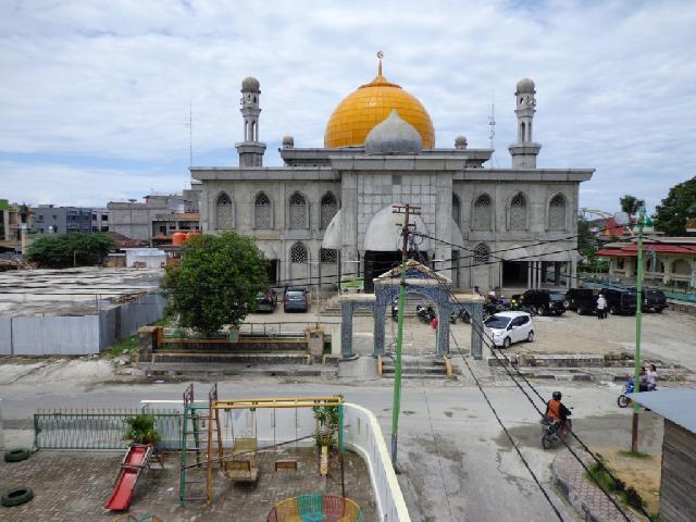 Proyek pembangunan Masjid Raya Pekanbaru diduga dikorupsi