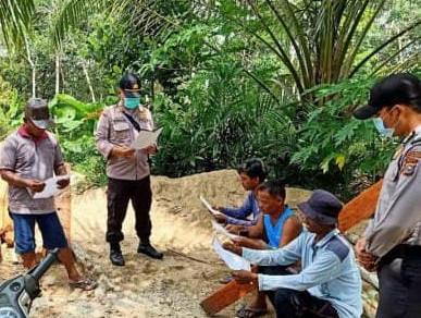 Polsek Bunut Lakukan Patroli Antisipasi Karhutla