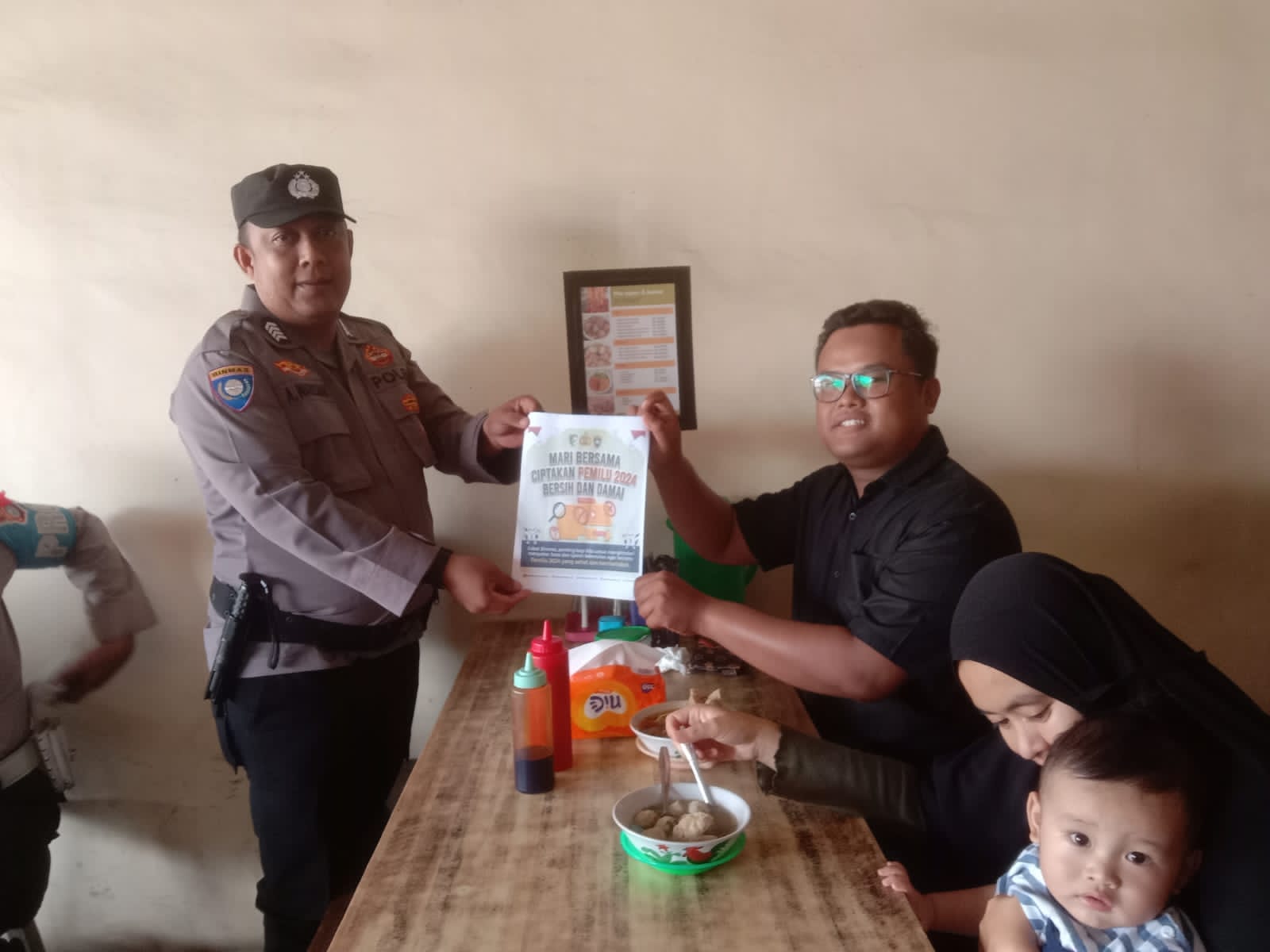 Begini Cara Polres Dumai Sosialisasi Pemilu Damai