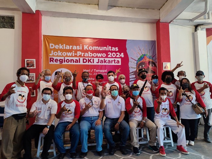 Komunitas JokPro DKI Deklarasi Dukung Jokowi-Prabowo di Pilpres 2024