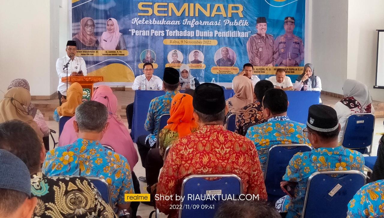 Buka Seminar Ditaja PWI, Jamaluddin: Pahami Keterbukaan Informasi Publik Baik dan Benar Kepada Pers