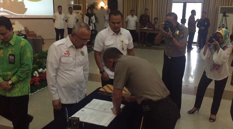 Ketika Polda dan Pemprov Riau Jalin Kerjasama Perekrutan Calon Polri 2018