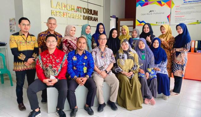 Bimbingan Teknis Akreditasi Laboratorium Kesehatan Daerah Tajaan Dinkes Inhil Berakhir
