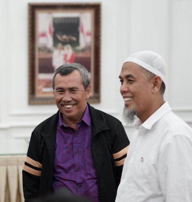 Bahas Perbaikan Jembatan, Wako Dumai Temui Gubernur Riau