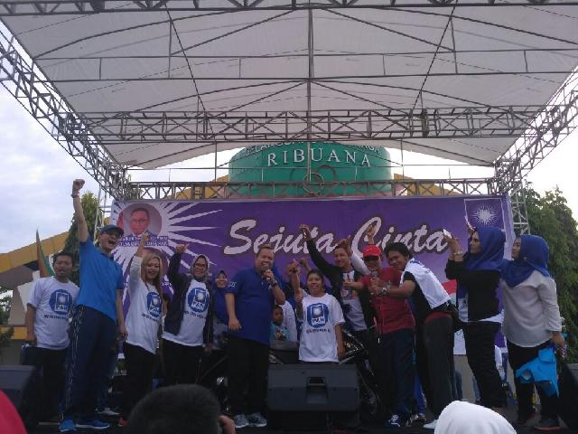 Peringati Hari Ibu, DPW PAN Riau Gelar Jalan Santai