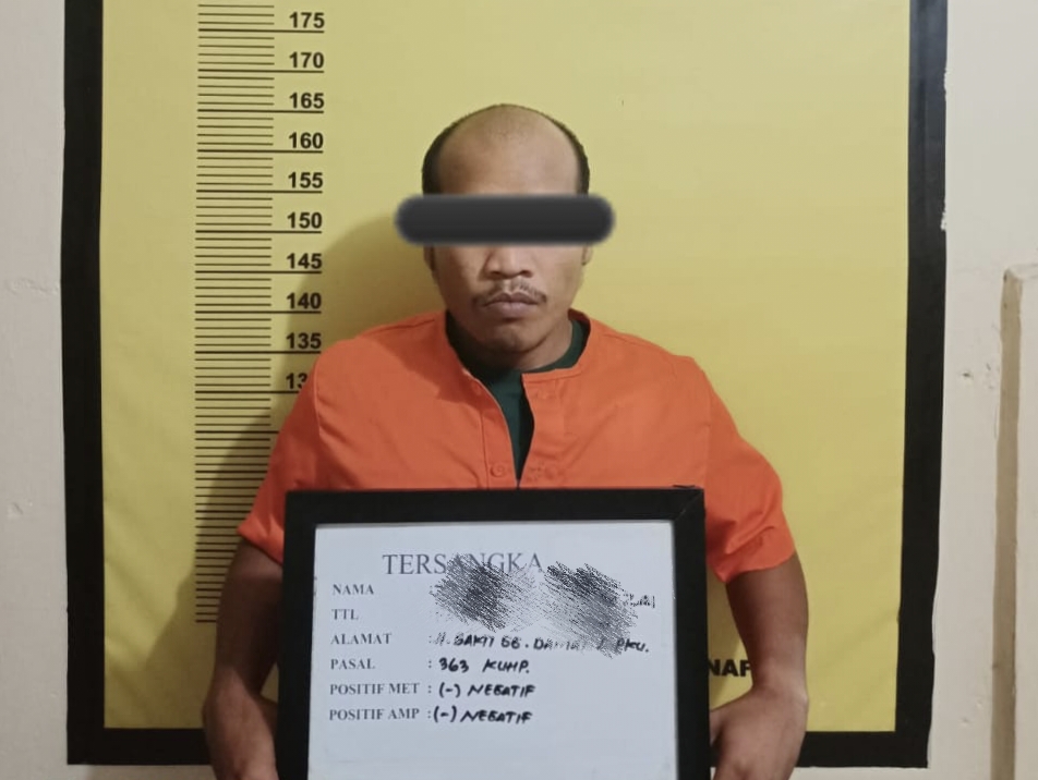 Curi Kompresor AC, Aksi Buruh Bangunan Terekam CCTV