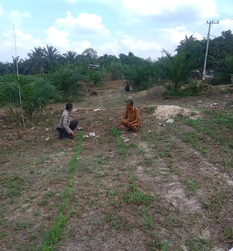 Polsek Bangko Pusako Bina Kelompok Tani untuk Perkuat Ketahanan Pangan