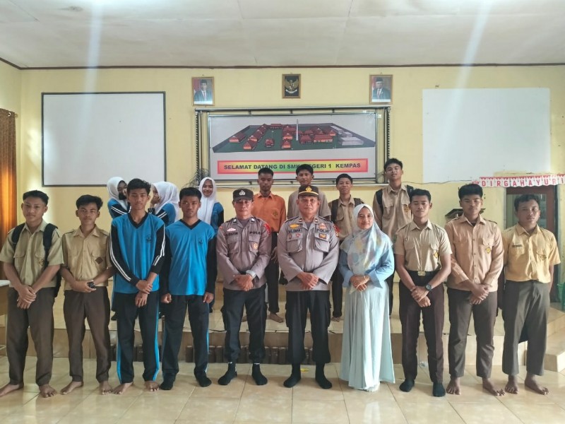 Polsek Kempas Sosialisasi Penerimaan Polri 2025 Jalur Bintara Kompetensi Khusus Pertanian