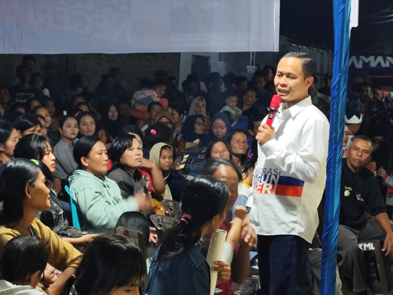 Ratusan Masyarakat Nias Ramaikan Kampanye Dialogis Agung-Markarius di Kulim