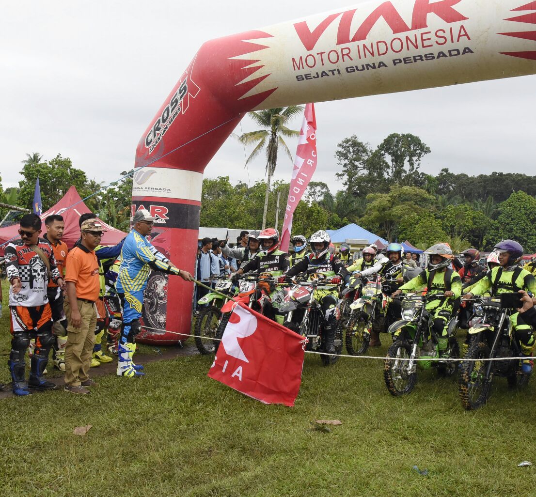 Pjs Bupati Inhil Lepas Peserta Trabas 86 Trail Adventure