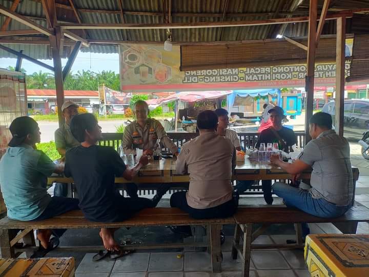 Polsek Kandis Ajak Sopir Angkot Jaga Kamtibmas dan Sukseskan Pilkada Serentak 2024