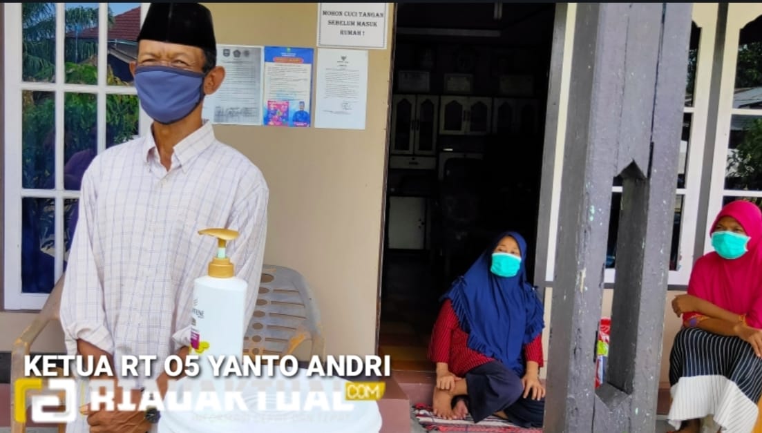Patut Dicontoh, RT 05 Dusun Surya Kampung Tualang Ini Berhasil Terapkan Protokol Kesehatan Covid-19