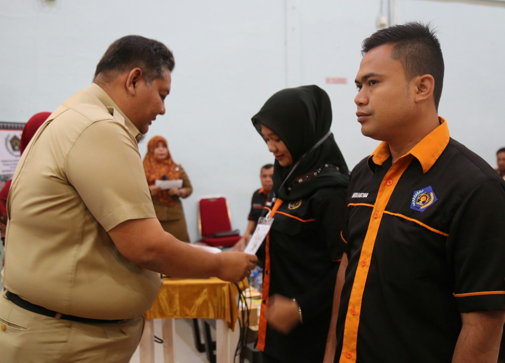 Asisten II Buka Pelatihan Jurnalistik Yang Ditaja PWI Inhil