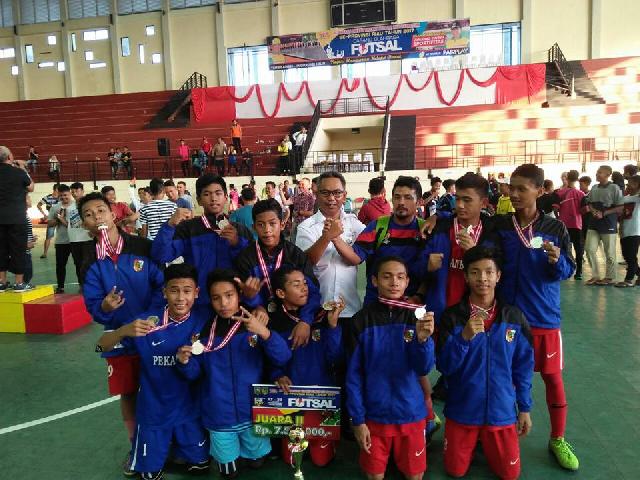 Inhil Juara, Pekanbaru Runner Up Kejurda Futsal Pelajar