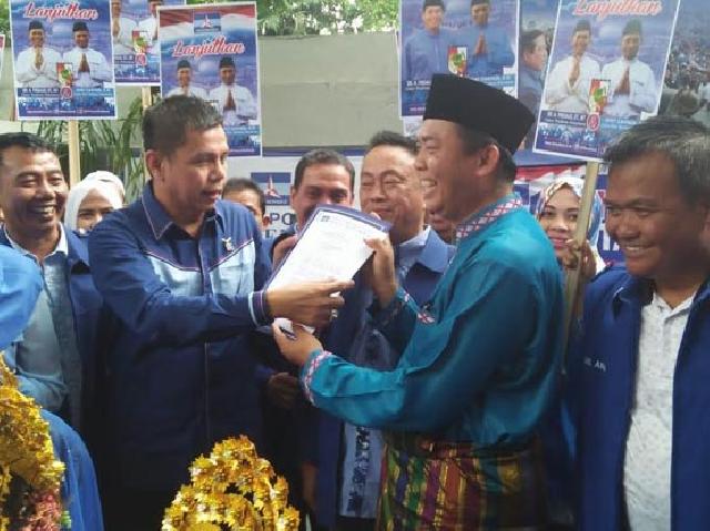 DPP Demokrat Resmi Rekom Firdaus-Ayat Lanjutkan Duet Pimpin Kota Pekanbaru