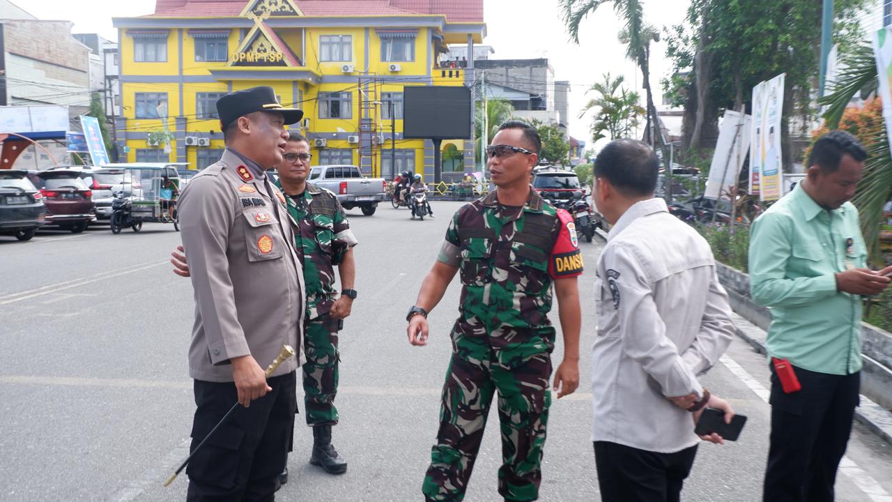 Sinergi TNI-Polri Pastikan Keamanan dan Kondusivitas Kamtibmas Pasca Pilkada di Rokan Hilir