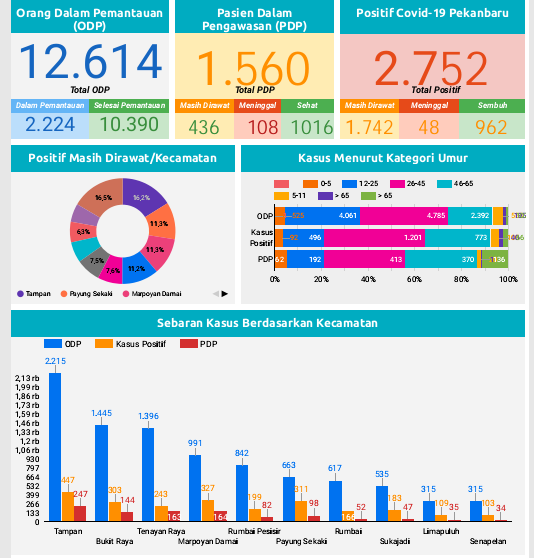 Pilu, Sudah 92 Bayi dan Balita yang Terpapar Corona di Pekanbaru