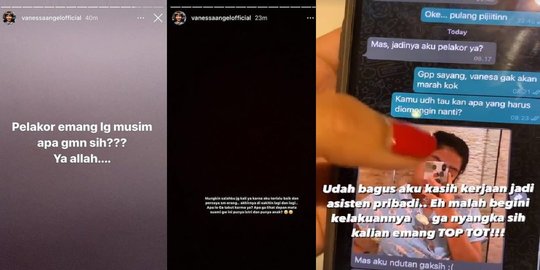 Vannesa Angel Gerah Dengan Pelakor Hingga Unggah Bukti Chat Ini