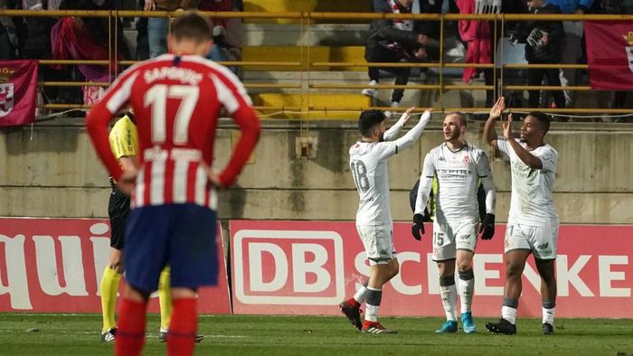 Hasil Copa del Rey: Atletico Madrid Disingkirkan Tim Divisi Tiga